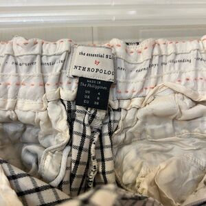 Anthropology cropped slim slacks.